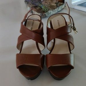 Brown Strap Heels